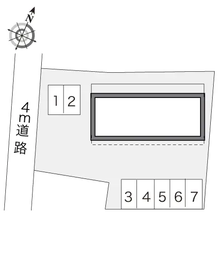 ★手数料０円★東村山市野口町　月極駐車場（LP）